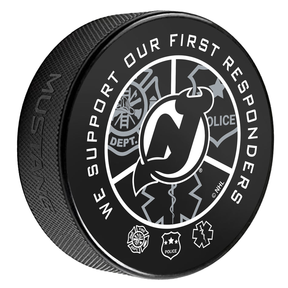 New Jersey Devils Puck | Printed First Responders