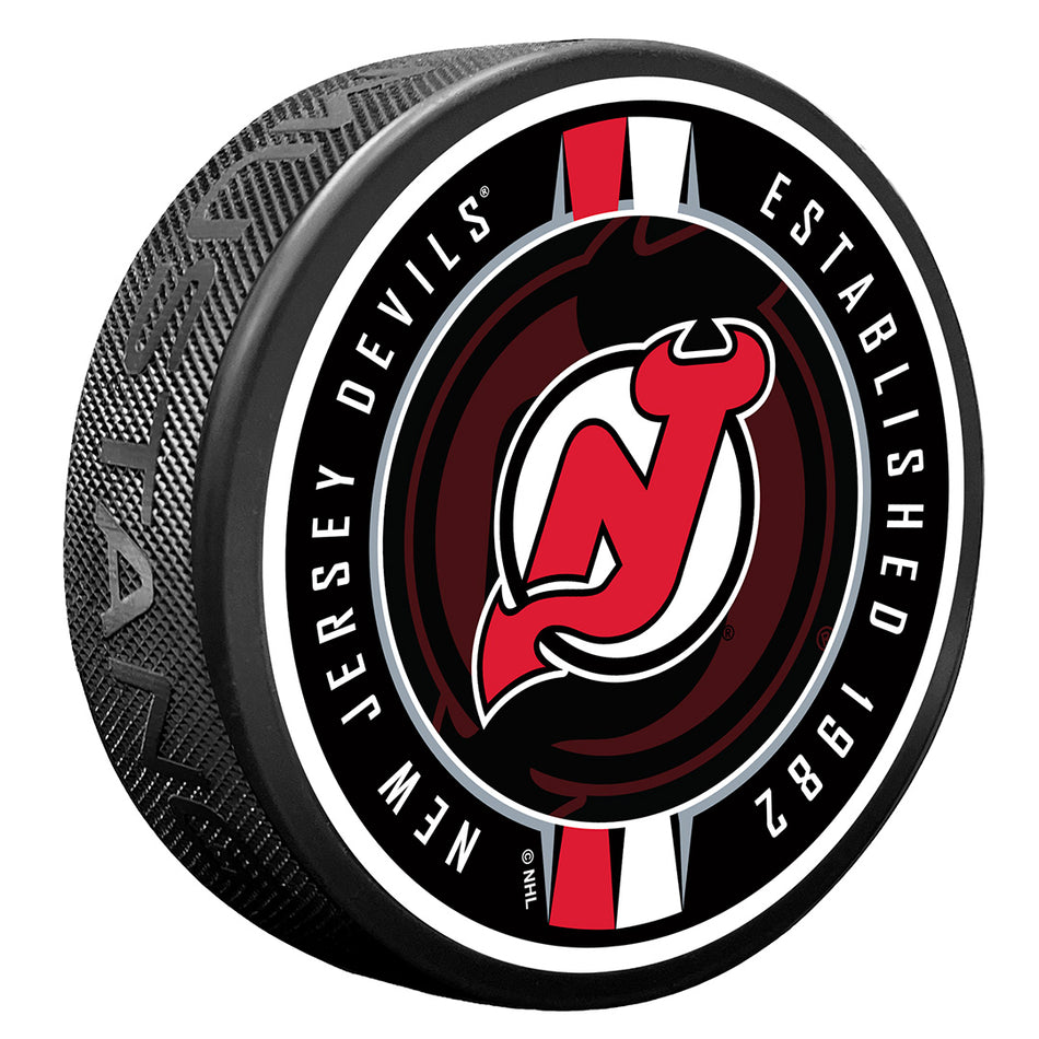 New Jersey Devils Puck - Ribbon