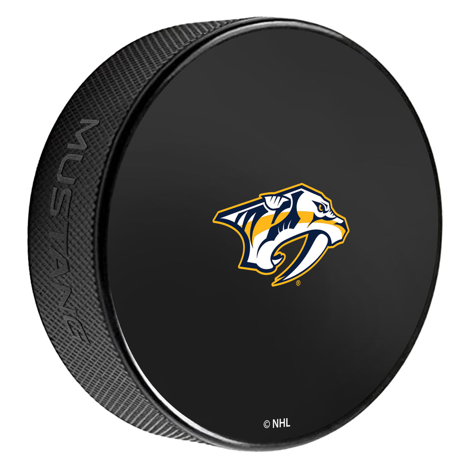 Nashville Predators Puck | Printed Autograph