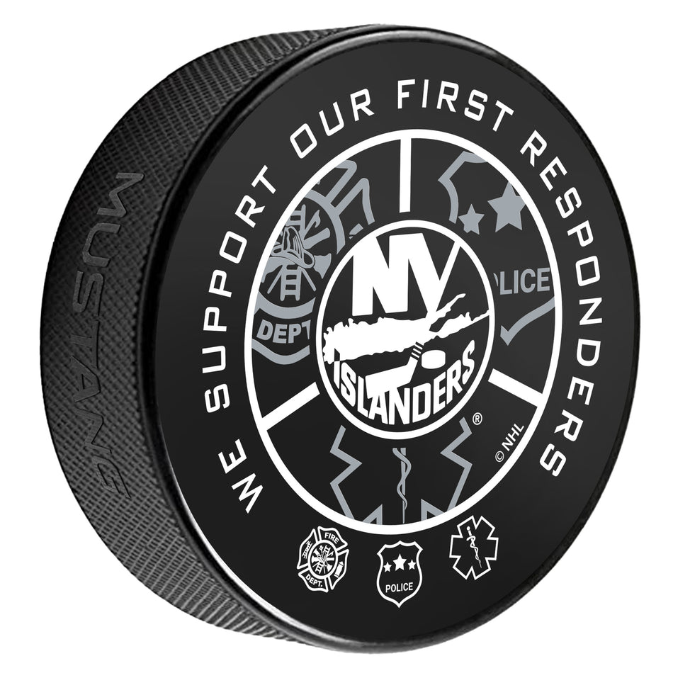 New York Islanders Puck | Printed First Responders
