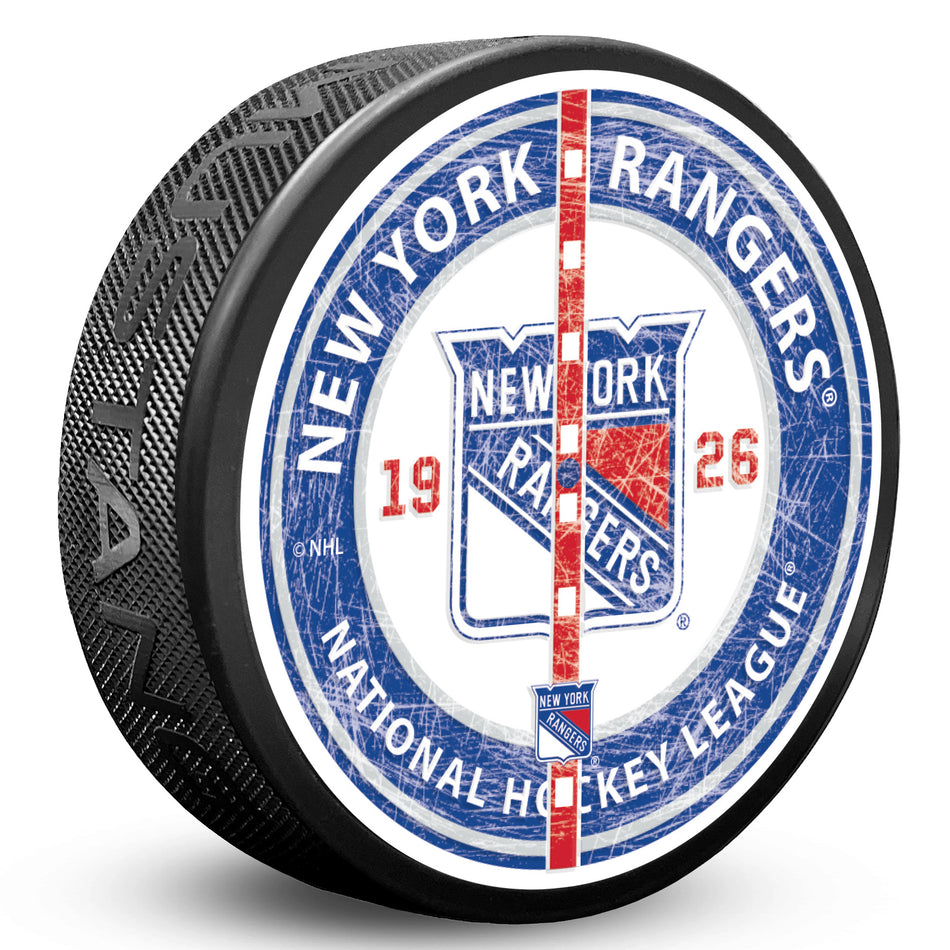 New York Rangers Puck - Center Ice