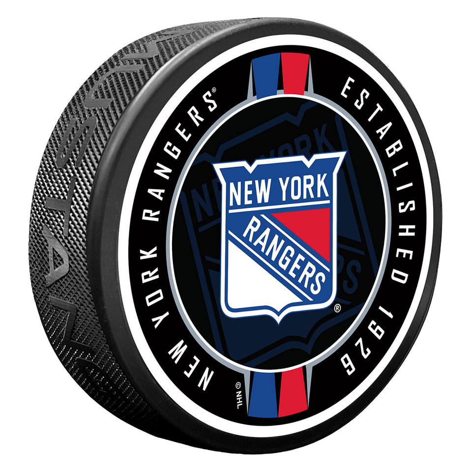 New York Rangers Puck - Ribbon