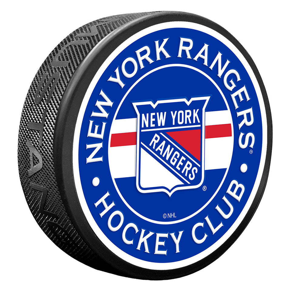 New York Rangers Puck - Stripe Design