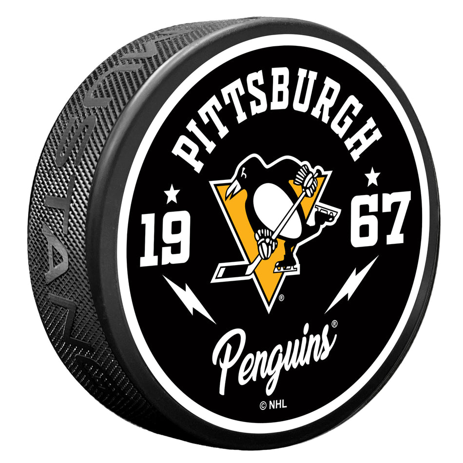 Pittsburgh Penguins Puck - Bolt