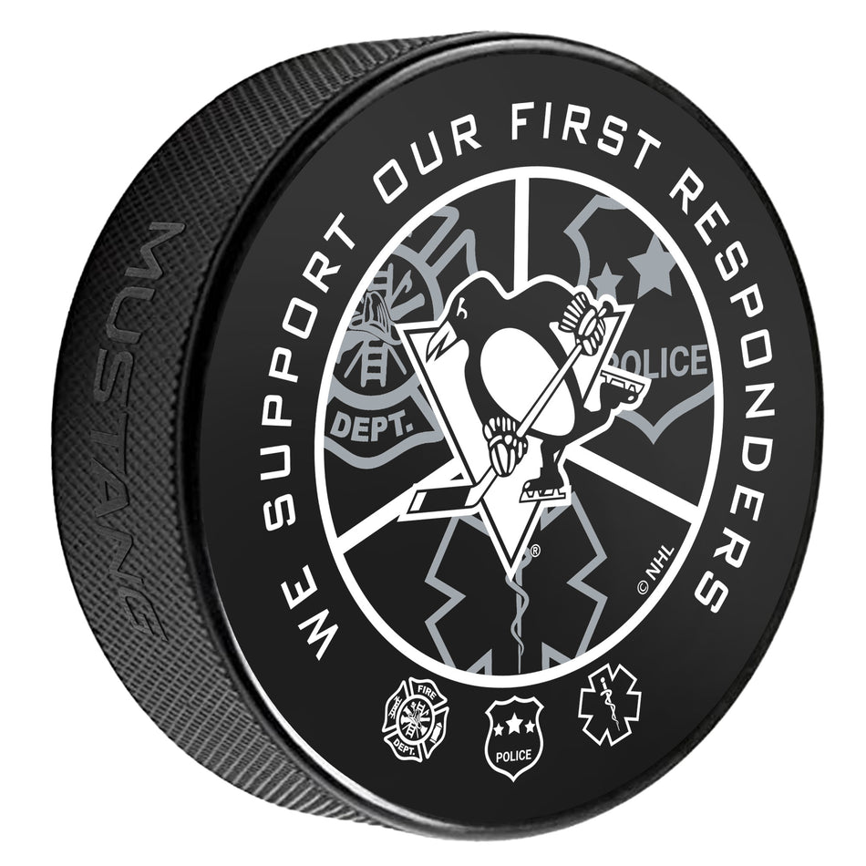 Pittsburgh Penguins Puck | Printed First Responders