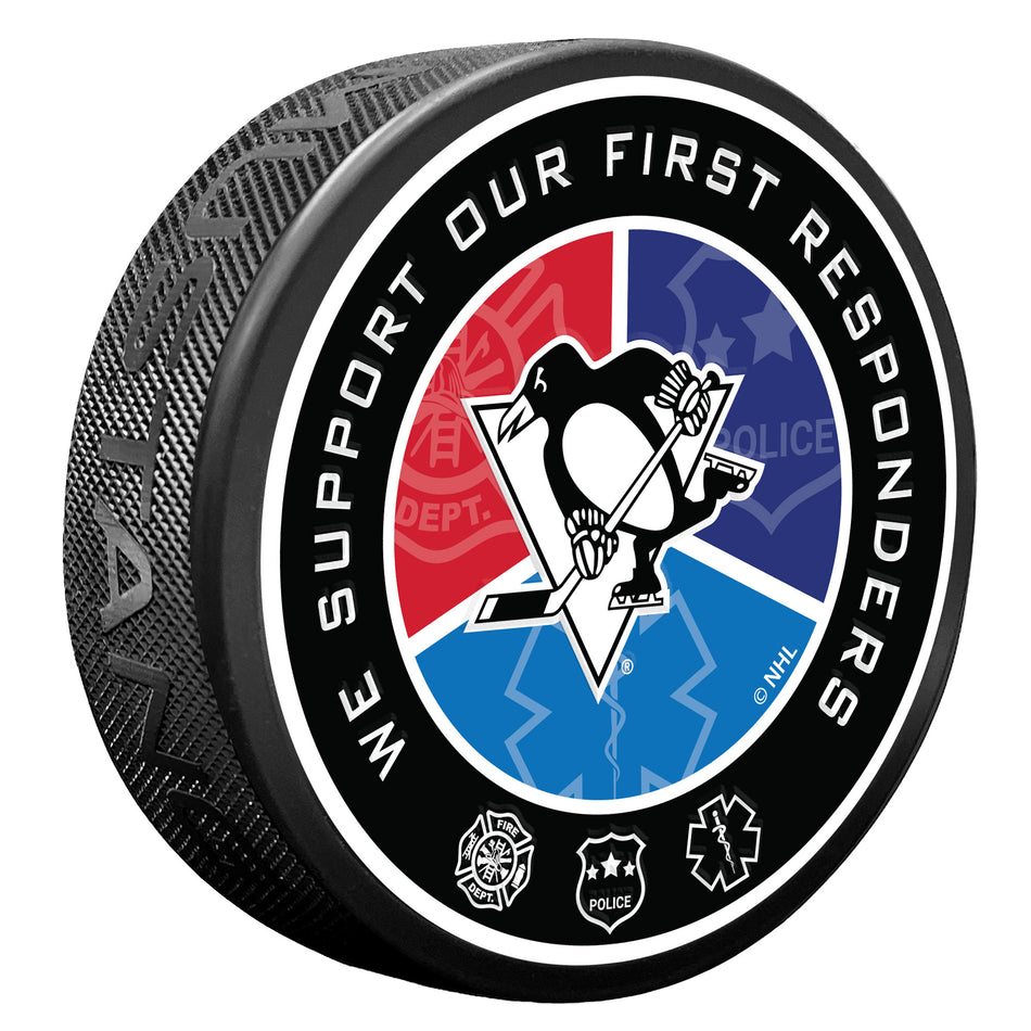 Pittsburgh Penguins Puck - First Responder