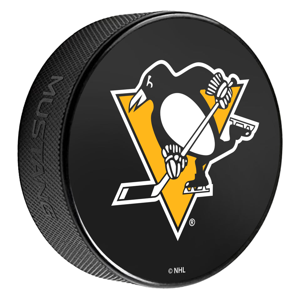 Pittsburgh Penguins Puck | Printed Primary Logo