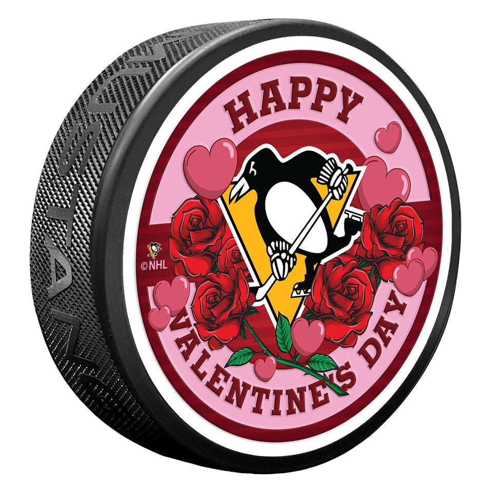 Valentine's Day Pittsburgh Penguins Puck