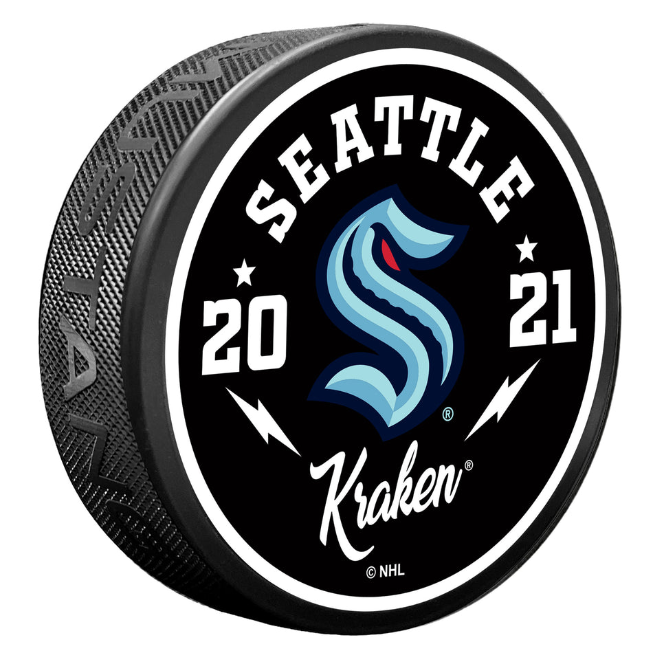 Seattle Kraken Puck - Bolt