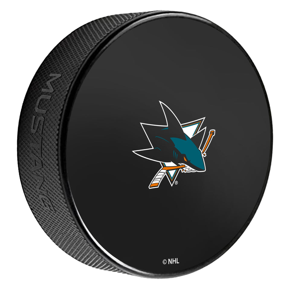 San Jose Sharks Puck | Printed Autograph