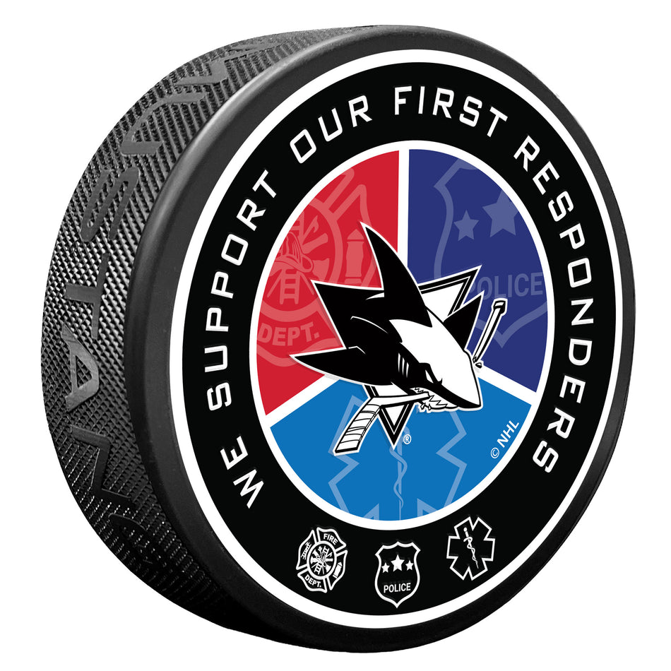 San Jose Sharks Puck - First Responder