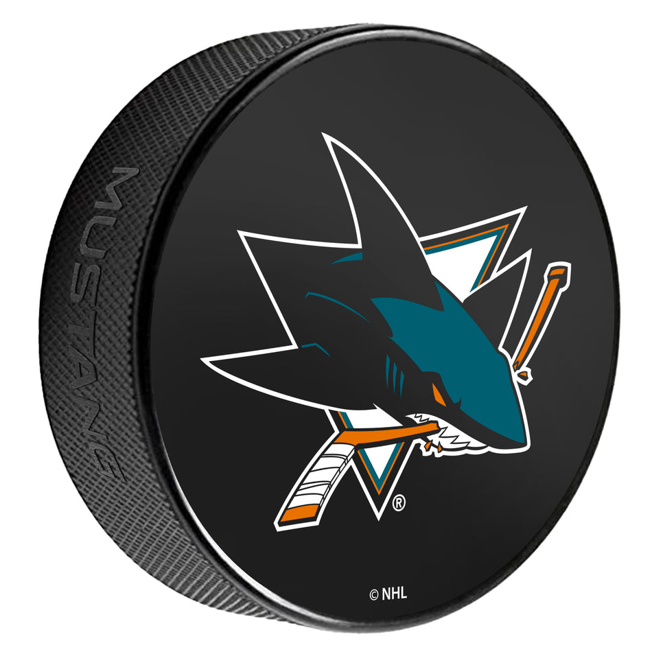 San Jose Sharks Puck | Printed Primary Logo