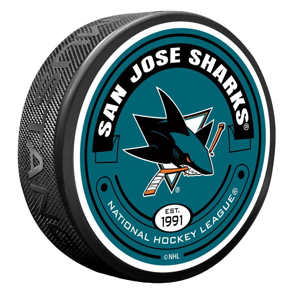 San Jose Sharks Puck - Rinkside