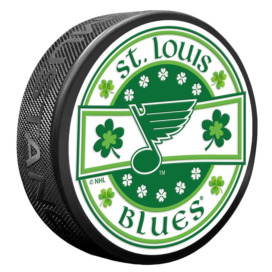 St. Louis Blues Lucky St. Patrick's Day Puck