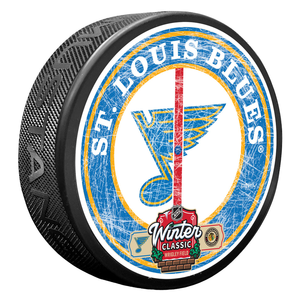 NHL Winter Classic 2025 Center Ice Puck - St. Louis Blues