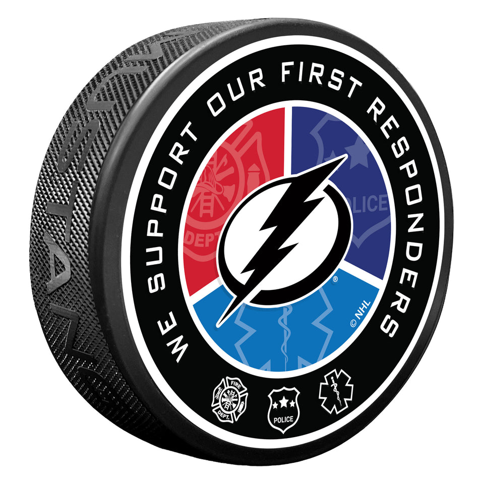 Tampa Bay Lightning Puck - First Responder