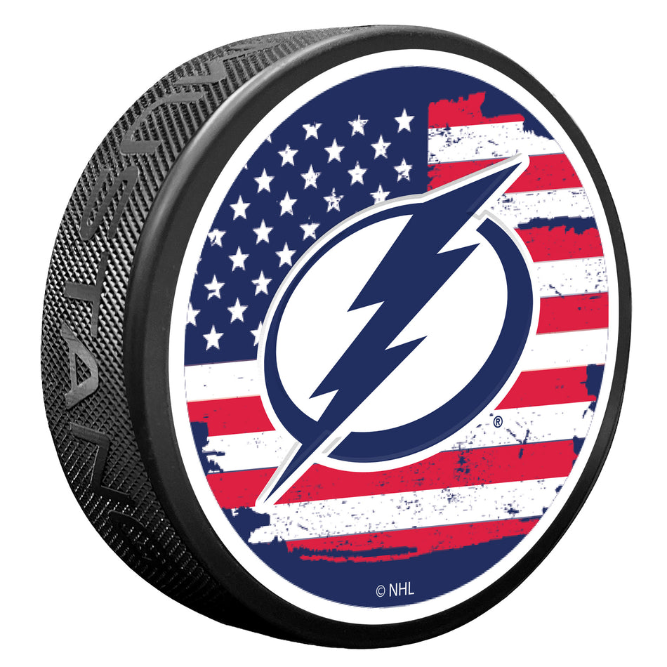 Tampa Bay Lightning Puck - Patriot