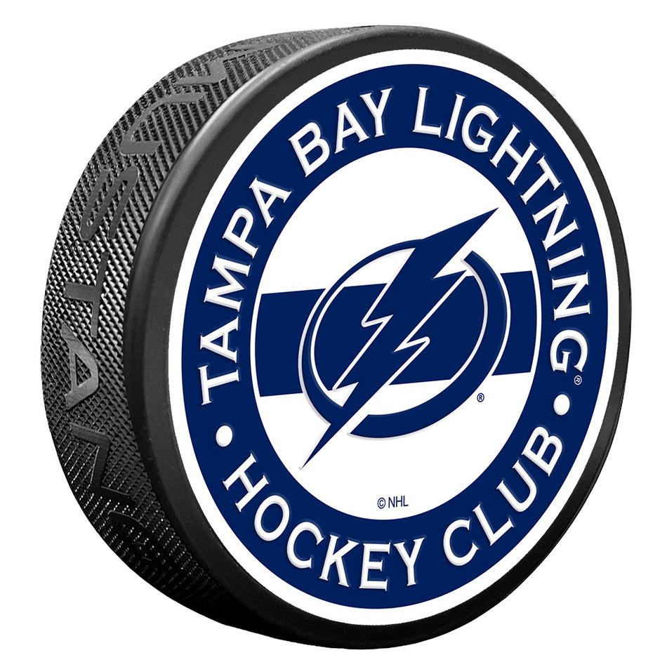 Tampa Bay Lightning Puck - Stripe Design