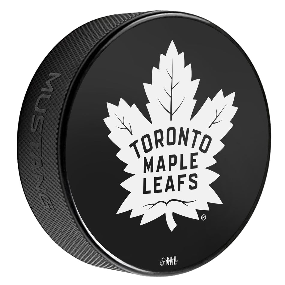 Toronto Maple Leafs Puck | Printed Primary Logo