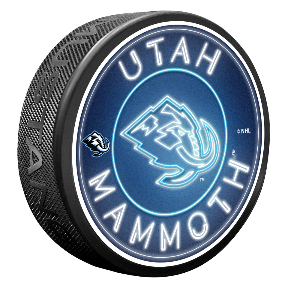 Utah Mammoth | Neon Puck