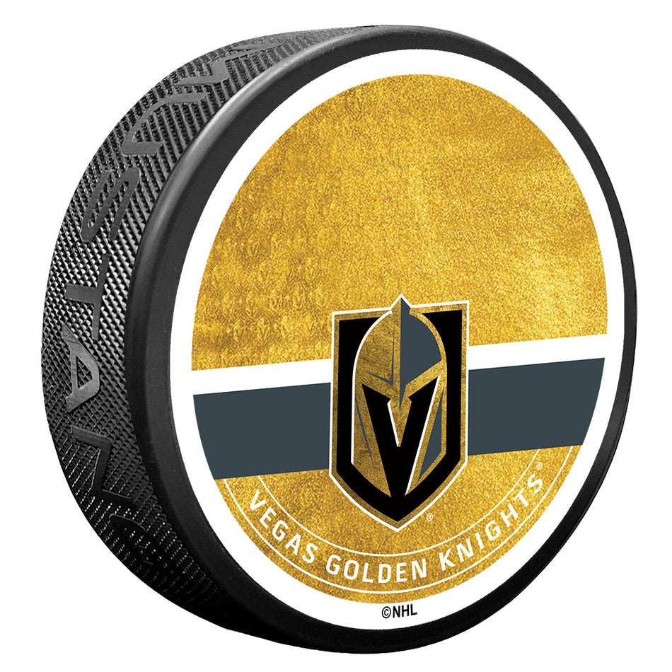 Vegas Golden Knights Autograph Puck with Texture