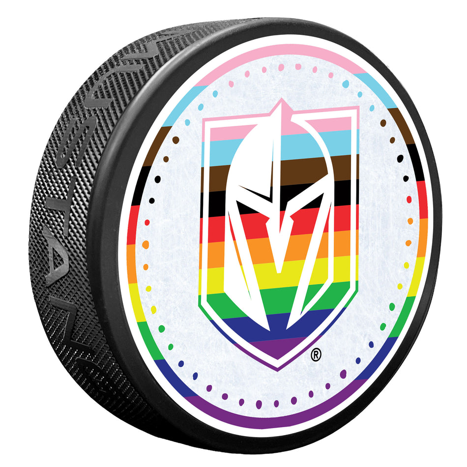 Vegas Golden Knights Puck - Pride