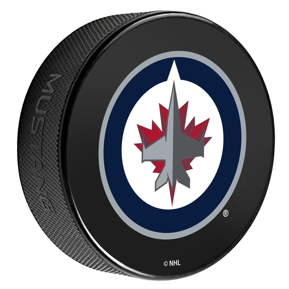 Winnipeg Jets Puck | Printed Primary Logo