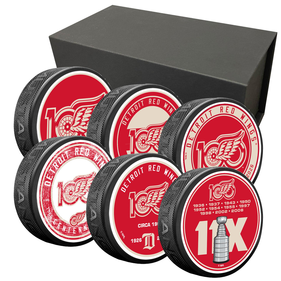 Detroit Red Wings | Centennial 6 Puck Pack