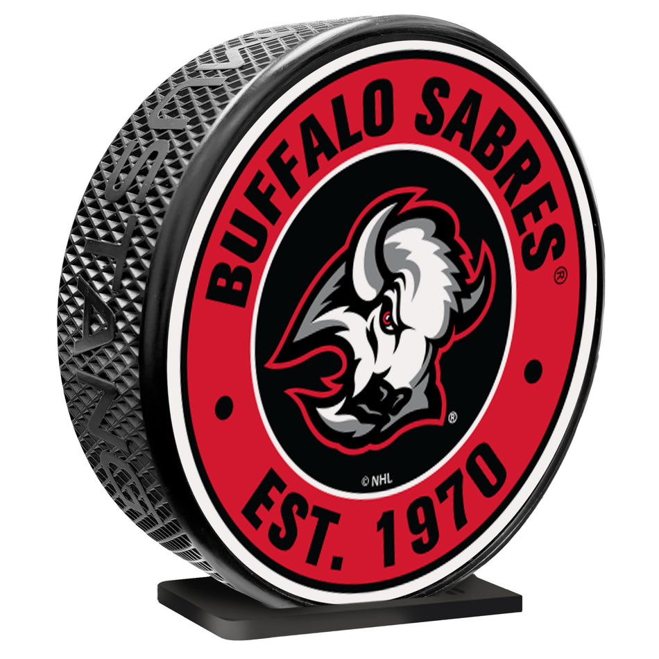 Buffalo Sabres Goathead | Established MEGA Puck