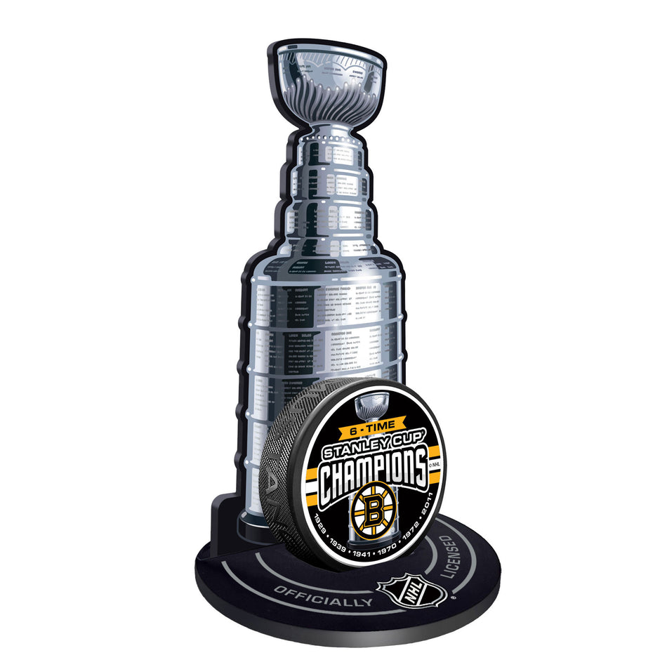 Boston Bruins Stanley Cup Champions Puck Stand