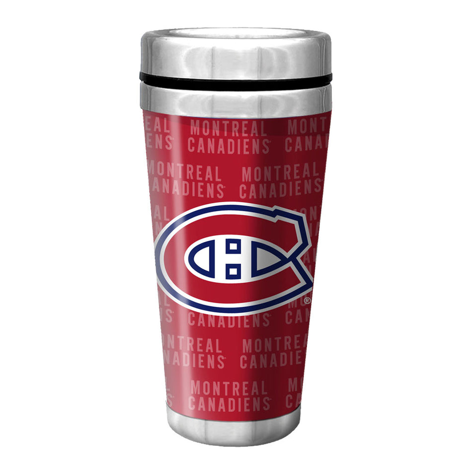 Montreal Canadiens Travel Mug - 16 oz Full Wrap Wallpaper