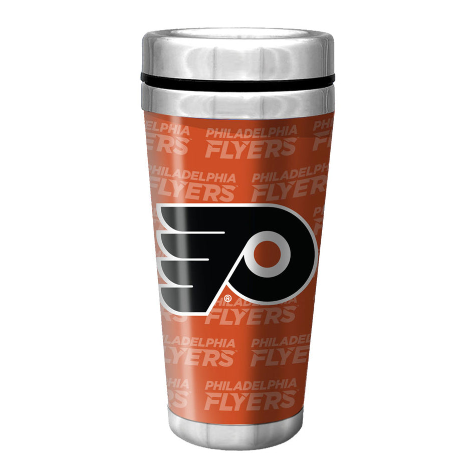 Philadelphia Flyers Travel Mug - 16 oz. Full Wrap Wallpaper