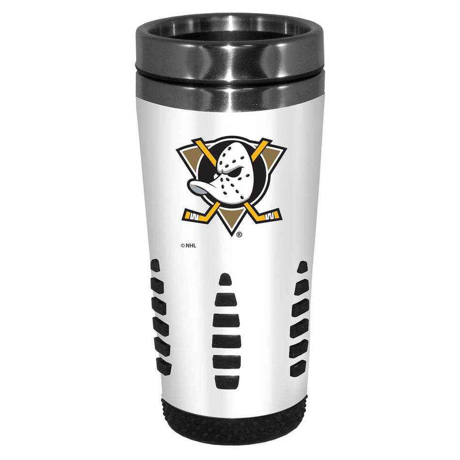 Mighty Ducks of Anaheim Travel Mug - 16 oz White Huntsville