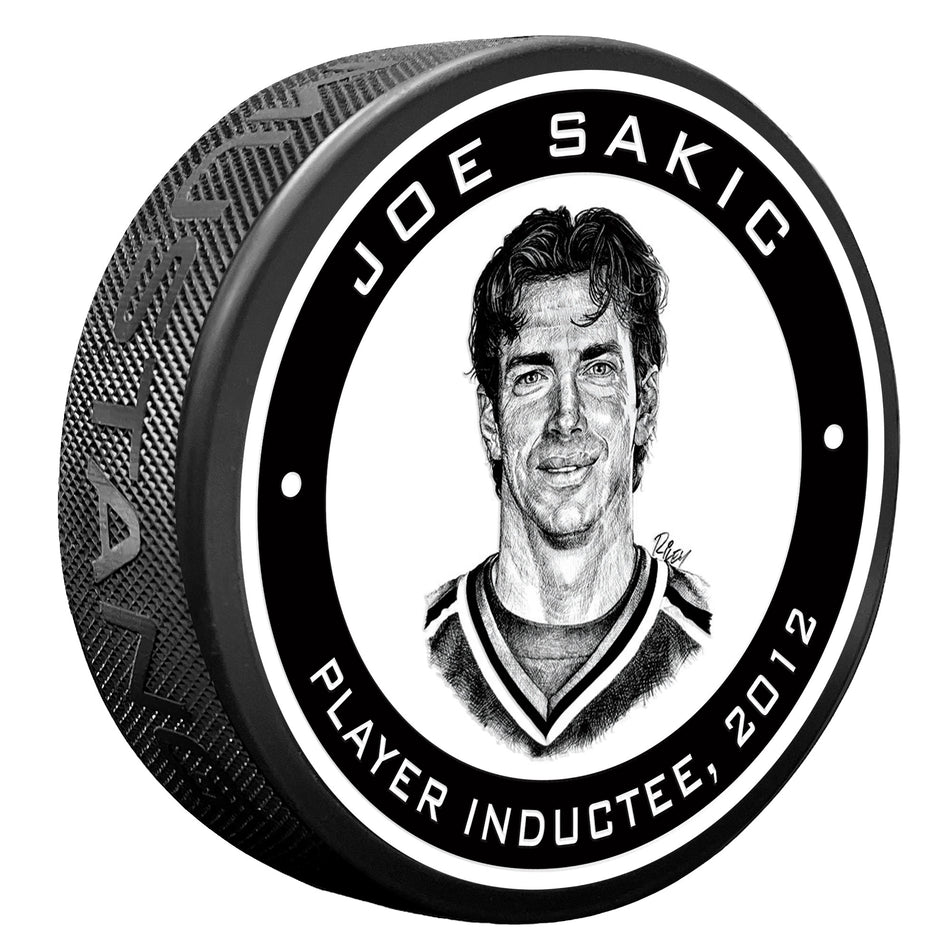 2012 Joe Sakic - Legends Textured Puck
