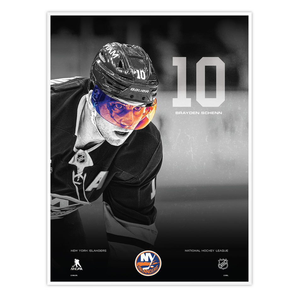 #10 Schenn | Neon Visor 12" x 16" Print
