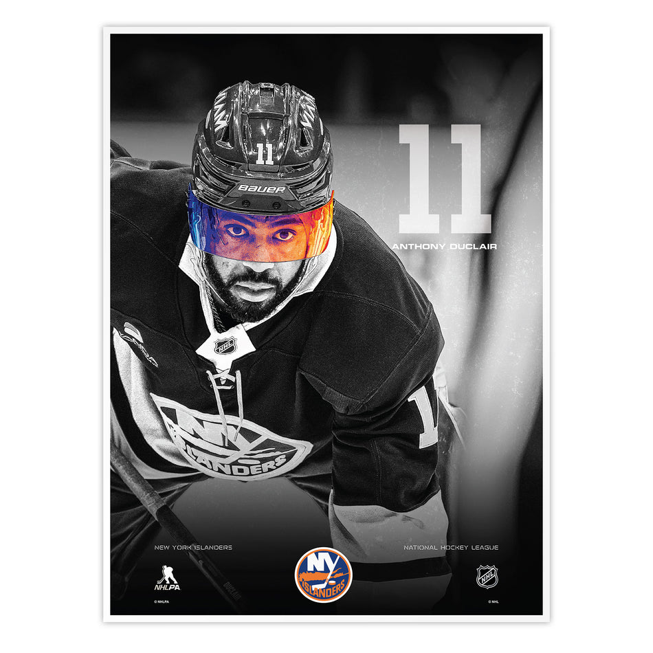 #11 Duclair | Neon Visor 12" x 16" Print