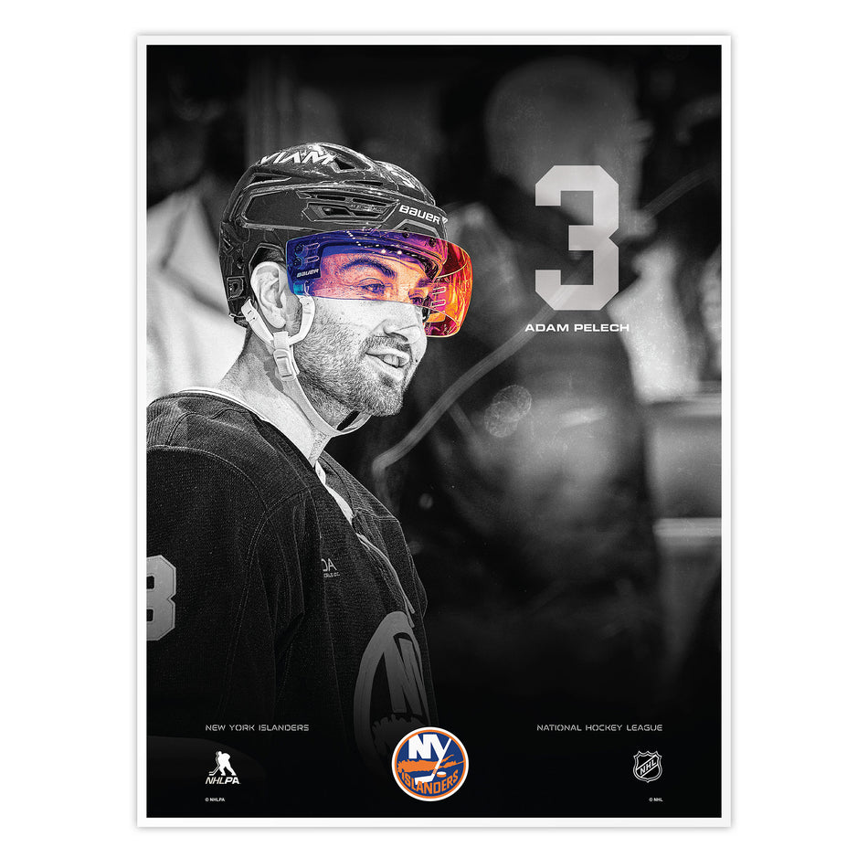 #3 Pelech | Neon Visor 12" x 16" Print