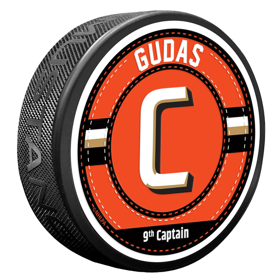 Radko Gudas Puck - Captain Jersey Stitch