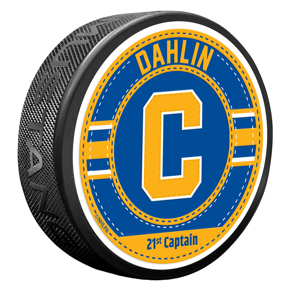 Rasmus Dahlin Puck - Captain Jersey Stitch