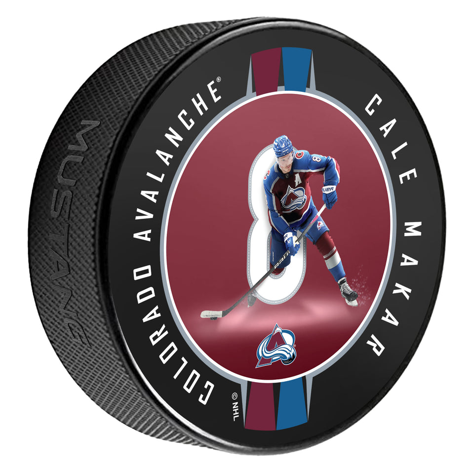 Cale Makar Puck | Breakout Ribbon