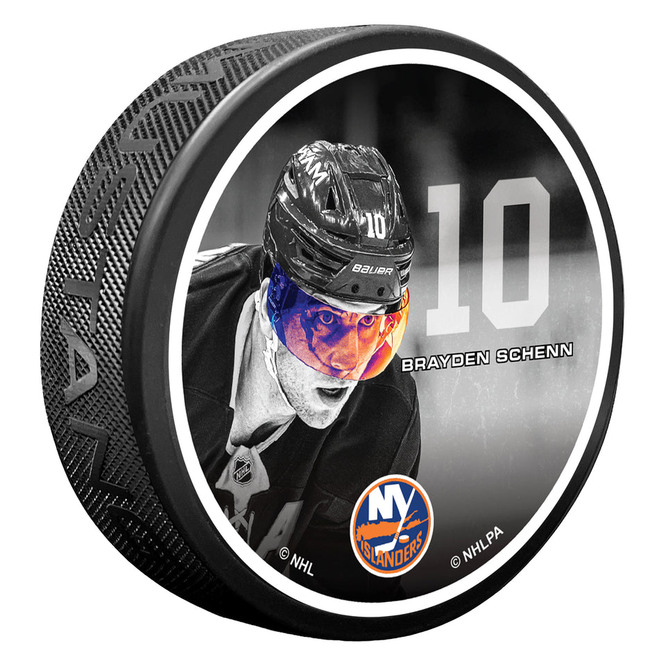 #10 Schenn | Neon Visor Puck