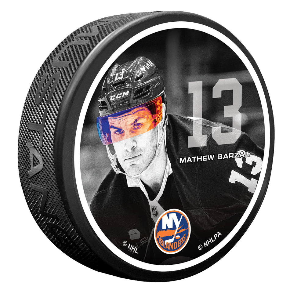#13 Barzal | Neon Visor Puck