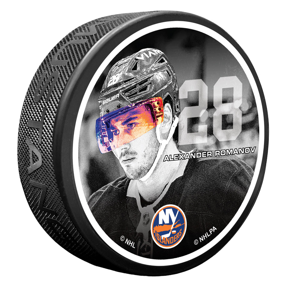 #28 Romanov | Neon Visor Puck