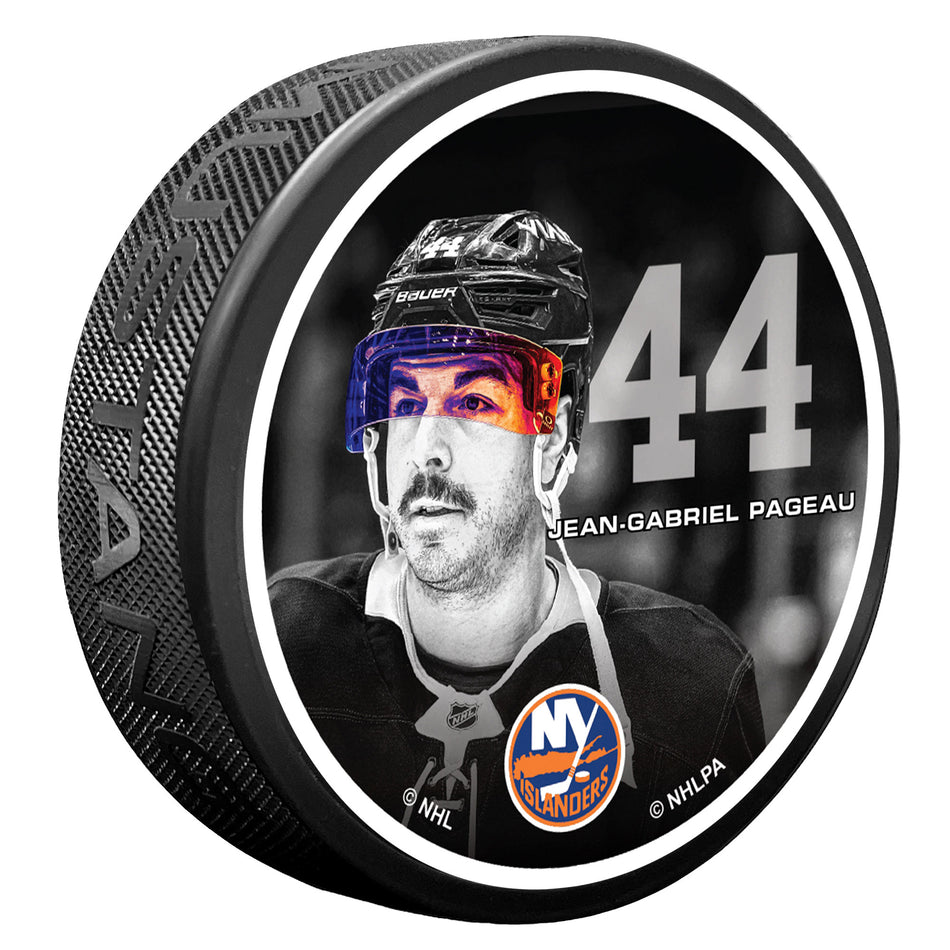 #44 Pageau | Neon Visor Puck
