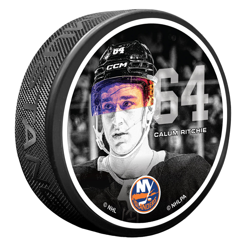 #64 Ritchie | Neon Visor Puck