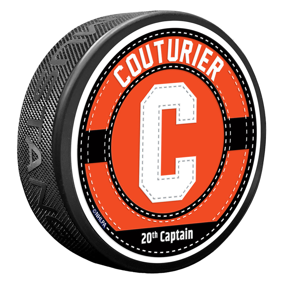 Sean Couturier Puck - Captain Jersey Stitch