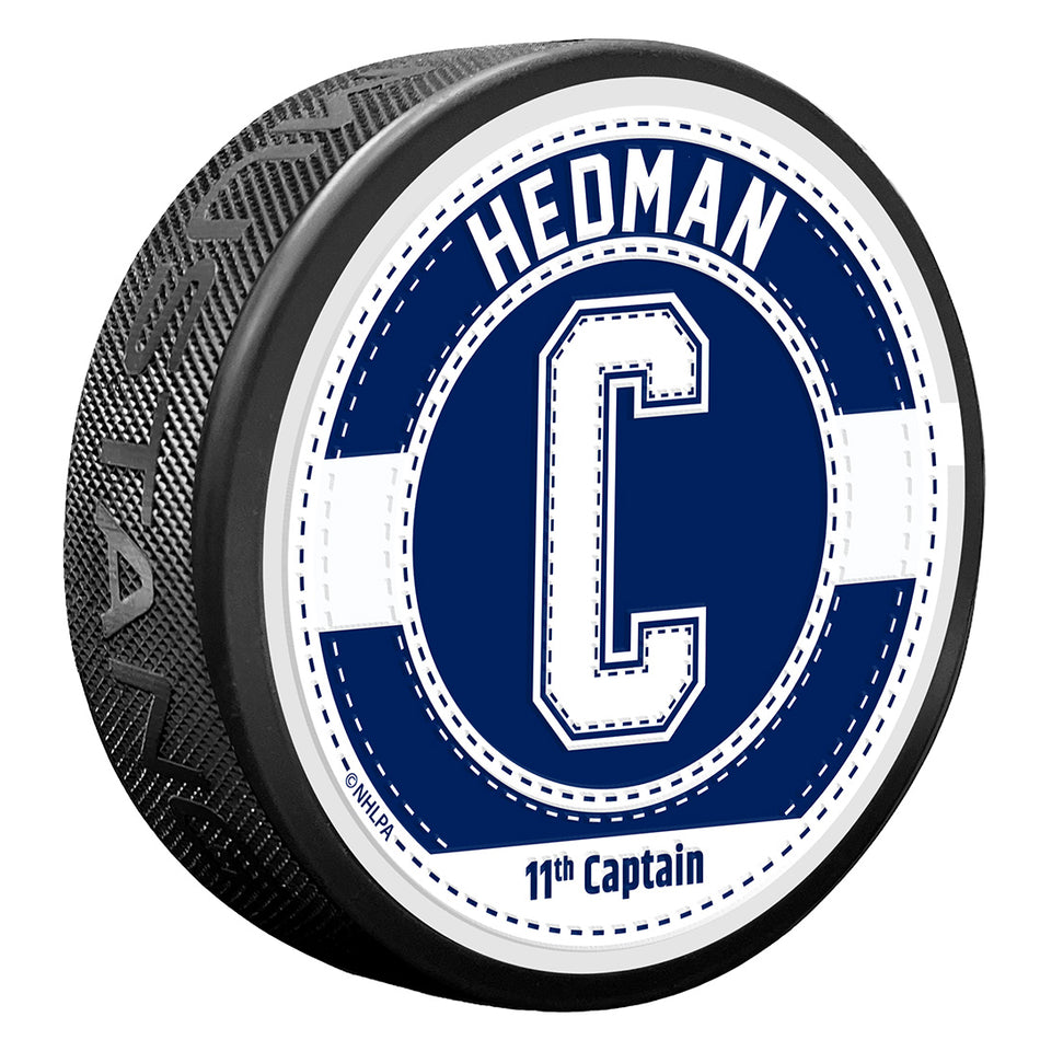 Victor Hedman Puck - Captain Jersey Stitch