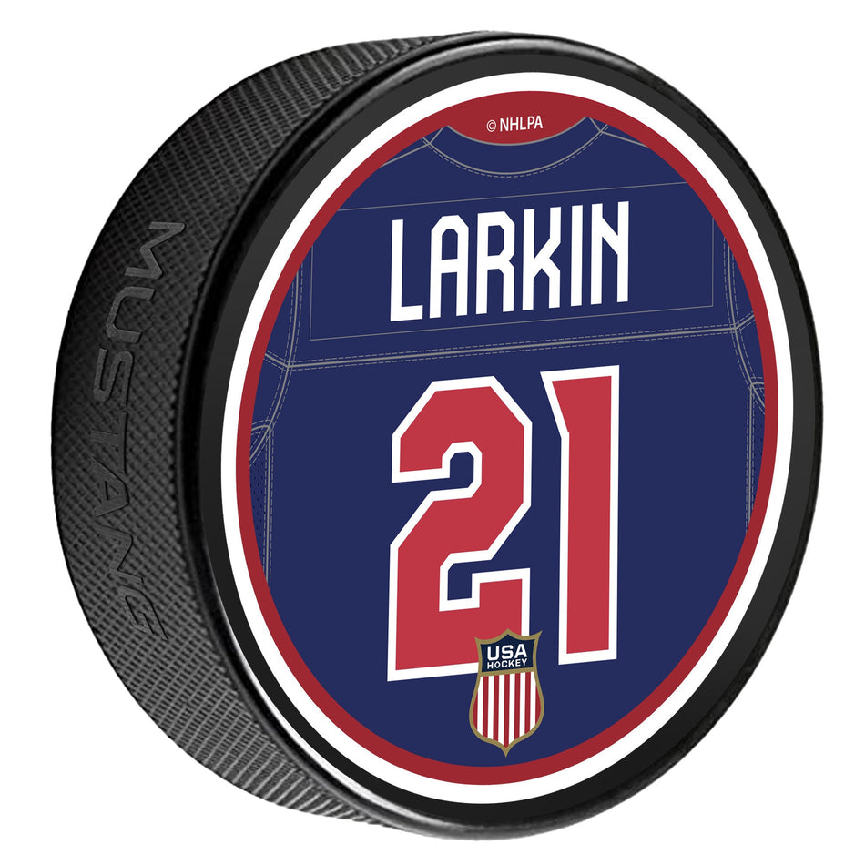 Team USA Player Puck | Larkin