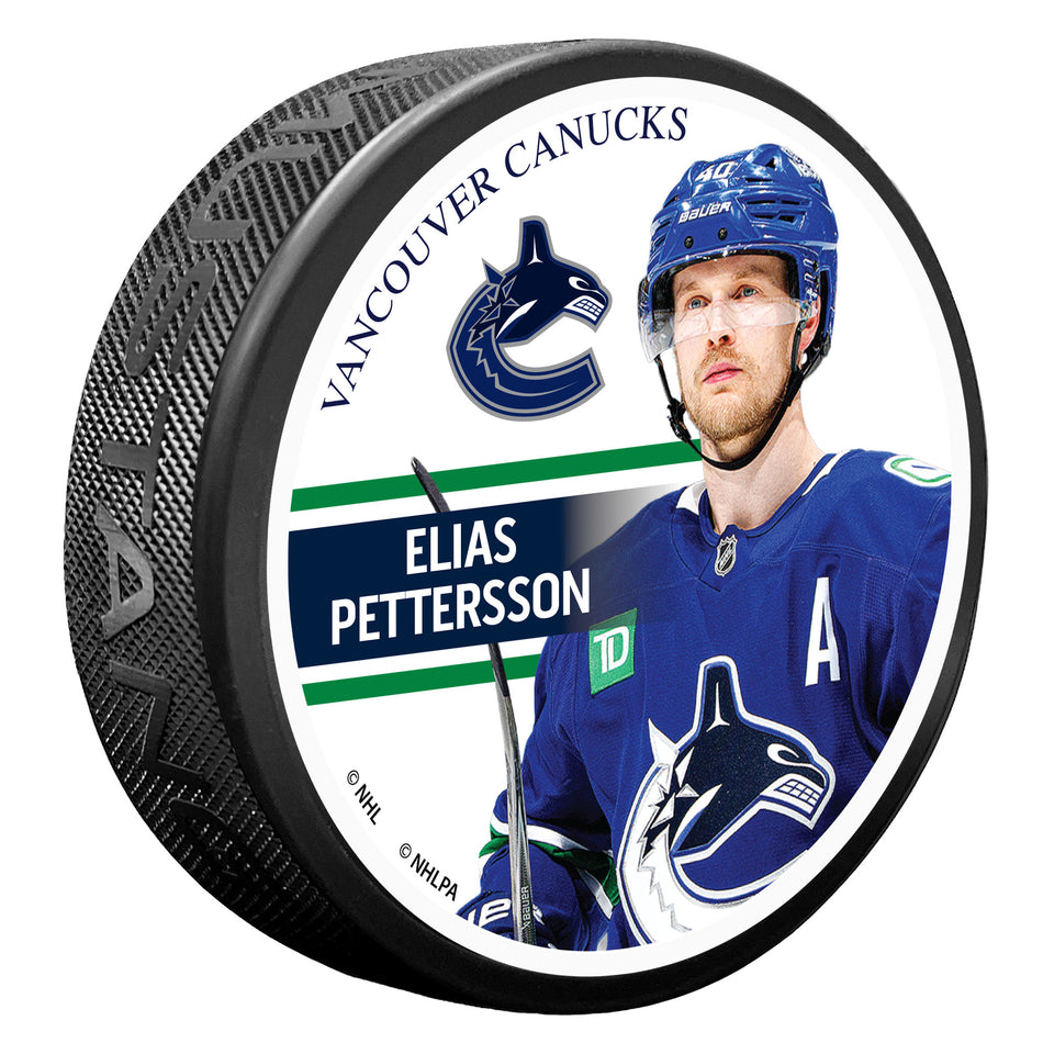 Elias Pettersson Puck -  Portrait Series