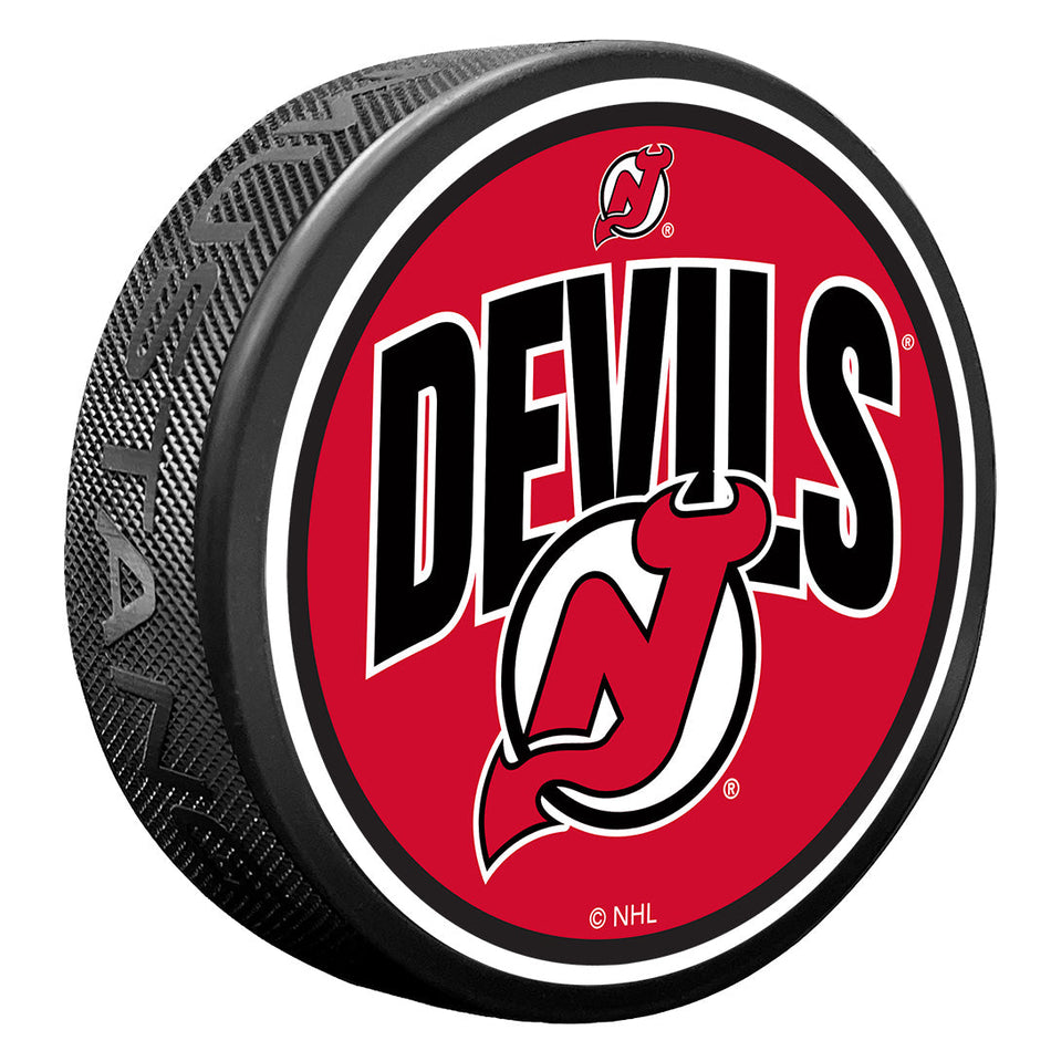 New Jersey Devils Puck | Wordmark